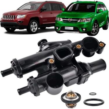 Imagem de Carcaça Valvula Termostatica Completa Fiat Freemont Compass - SR