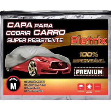 Imagem de Capa Cobrir Carro Onix Forrada 100% Impermeável PIETRIX Protege Sol Ch