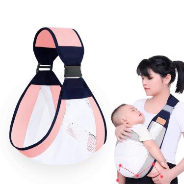 Imagem de Sling Bebe Carregador Canguru Segurar Filho Ajustavel