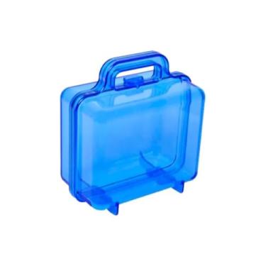 Imagem de Kit 6 Massinha de Modelar + 6 Bolha de Sabão + 12 Cortador + 6 Maletinha de Acrílico lembrancinha (Azul)