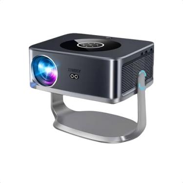 Imagem de Projetor Smart Full HD 1080p 30.000 Lúmens Projeção até 300 Polegadas Com Android WiFi Bluetooth Alto-falantes Com Suporte Para Projetor Removível