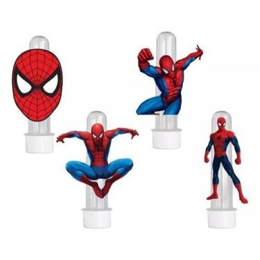 Imagem de 20 Tubetes 3d Personalizado Lembrancinha Homem Aranha - Barbara Utilid