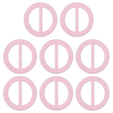 Imagem de PATIKIL Clipes de gravata de plástico, seda, cachecol, anel, fivela, nó na cintura, anéis redondos modernos para roupas femininas, 1.9 inch, Resina, Sem Pedra Preciosa