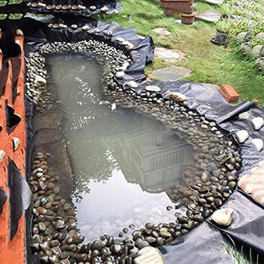 Imagem de Revestimento de pele para lagoa, revestimento para lagoa, filme impermeável para piscina de jardim, contrapiso de borracha macia para paisagismo reforçado, cascatas artificiais