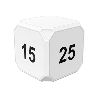 Imagem de YWJLQH Timer de mesa do cronômetro de cozinha Pomodoro Gerenciamento de tempo Timer de produtividade para casa, Branco