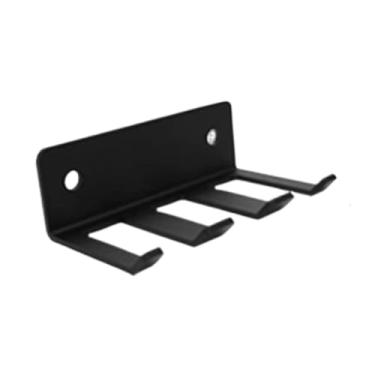 Imagem de menolana Haquinho de barragem de suporte vertical Salvamento de ginástica Rack de montagem de barra para ginástica para Acessório de garagem comercial de, Segure 3 Barbell