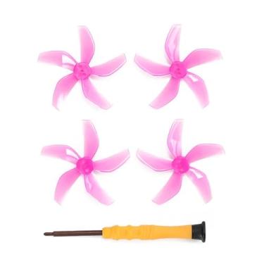 Imagem de SZZCNOX 4Pcs Colorful Propellers for DJI Neo Drone, 5-Blade Propeller Paddles Compatible with DJI NEO, Quick Release Noise Reduction Propeller Wing Blades Drone Accessories (Pink)