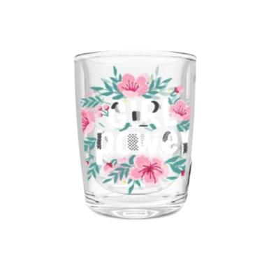 Imagem de Copo Shot 60ml Parede Dupla P/Tequila Cachaça Café Pinga Policarbonato (Girl Power)