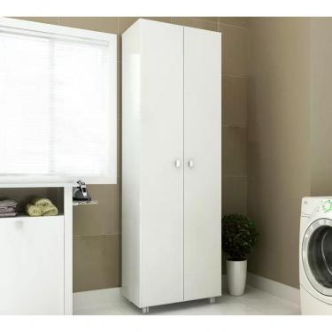 Imagem de Armário Para Lavanderia 02 Portas Multiuso Am3101 Branco