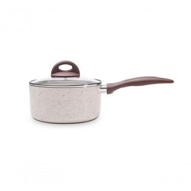 Imagem de Panela Com Tampa ø18 Ceramic Life Granada Indução - Brinox 18 Cm Vanilla Brinox