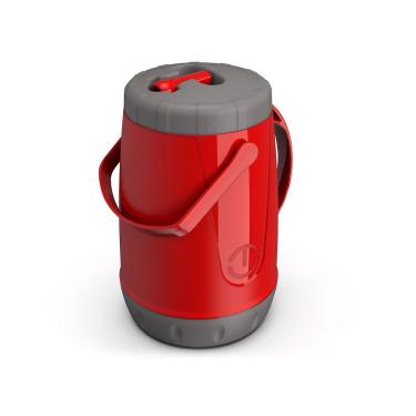 Imagem de Jarra Térmica Pavia Com Alça Dupla De 2,5 Litros Com Bico Para Chimarrão Chá Café - Vermelha