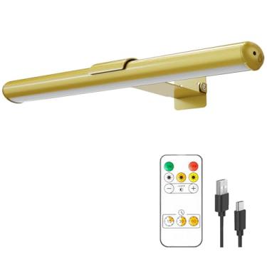 Imagem de Swatia Luminária De Parede Sem Fio Swatia, 16 Pol., Regulável, Recarregável Por Bateria 5200 Mah, Com Controle Remoto, Para Galeria Dardos, Arte Quarto