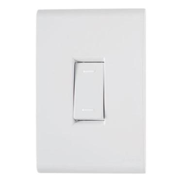 Imagem de Interruptor paralelo com 1 tecla Linha Liz Tramontina cor branco