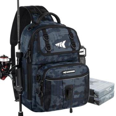 Imagem de Bolsa de equipamento de pesca KastKing BaitSpace com 2 caixas de equip