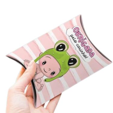 Imagem de 10 Caixinha Bebe Fofo Lembrancinha Maternidade Chá Rifa