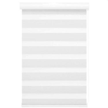 Imagem de Persiana Rolo Duplo Zebra Com Bandô Branca 180 cm (Largura) x 220 cm (