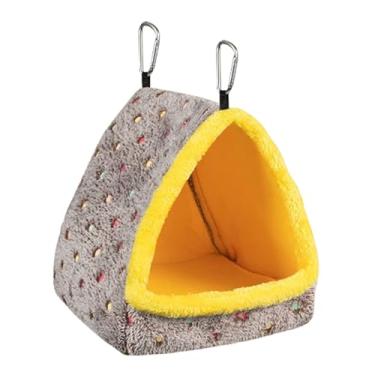 Imagem de CIADAZ Casa de pássaro cama para gaiola de pelúcia para papagaio cobaia chinchila ouriço no inverno