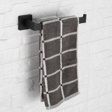 Imagem de Conjunto de Toalheiro e Saboneteira TP em Aço Inox 304 Preto - Ferragens, B123,7