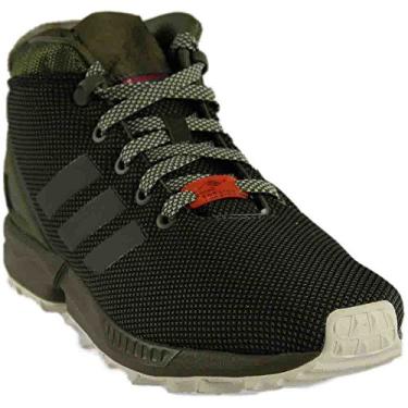 Imagem de T nis de trilha masculino Adidas Originals ZX Flux 5/8 #S79742, Olive Cargo / Black-white, 8