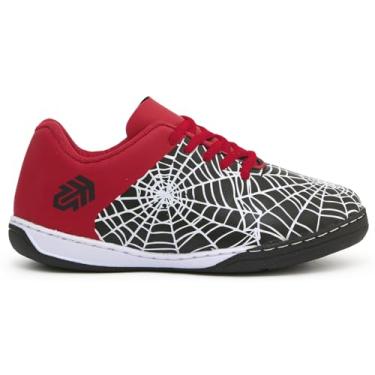 Imagem de Tênis Chuteira Futsal Infantil Aranha Quadra Salão do 26 ao 33 (Preto, BR, Criança de 9 a 12 anos, Numérico, 30)
