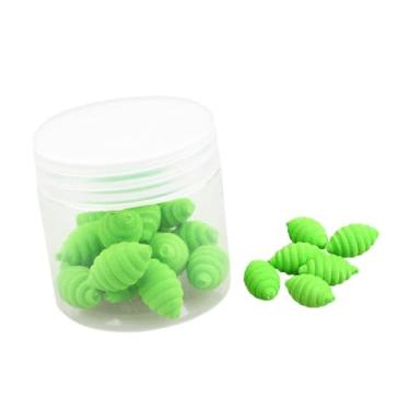 Imagem de YIJU Iscas artificiais para pesca de lixo, iscas flutuantes, simulação de falsas, boilies externos, de carpa para pesca em rios ao ar livre, Verde