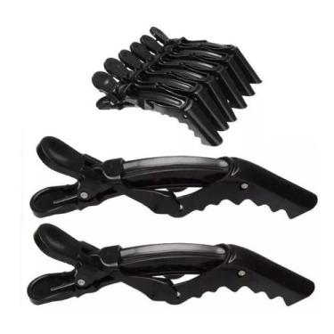 Imagem de Kit 6 Presilhas Jacaré Para Cabelos Presilhas Para Cabelos - Imperium 
