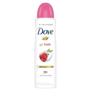 Imagem de Desodorante Antitranspirante Aerosol Dove Go Fresh Romã e Verbena 150ml