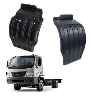 Imagem de Par Paralama Mb Accelo Lado Direito Esquerdo Traseiro - Bonfanti