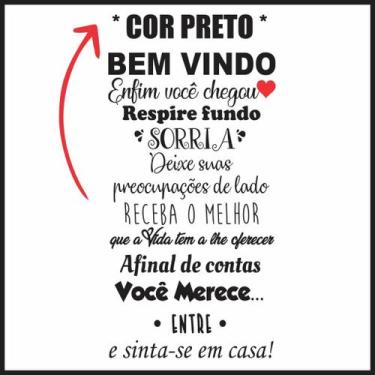 Imagem de Adesivo De Parede Decorativo Frase Bem Vindo a Vida Tem a Lhe Oferecer