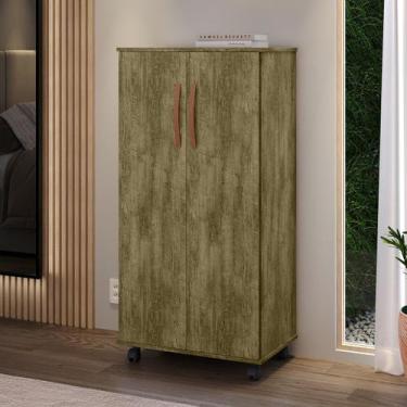 Imagem de Armário Quarto Multiuso Prateleira Sapateira Organizadora 2 Portas Hal