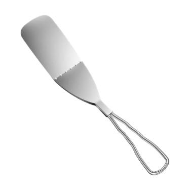 Imagem de Fenteer Pequena espátula para panquecas, espátula multiuso para servir panquecas, 11,61 polegadas, utensílio de cozinha para panquecas, tortilhas, pães,