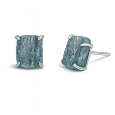 Imagem de Brinco Tarraxa Apatita Canudo - Cristal Natural, Prata 925