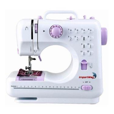 Imagem de Máquina De Costura Reta ImportWay 12 Pontos Doméstica IWMC-505 Portáti