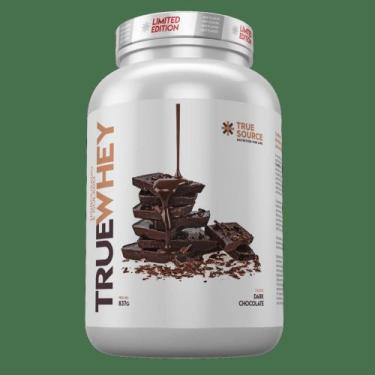 Imagem de True Whey Protein Dark Chocolate - True Source 837g, Dark Chocolate, 8