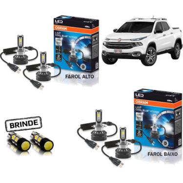 Imagem de Kit Lampada Led Osram Farol Toro 2016 2017 2018 2019 2020
