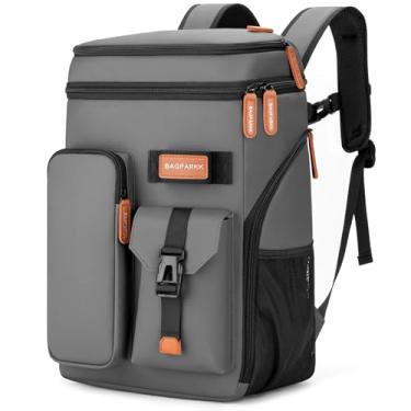 Imagem de Mochila térmica térmica, 45 latas, multifuncional, dupla plataforma, à prova de vazamento, com alça de esterno, mochila leve para viagem, acampamento, praia, gelo, para homens e mulheres