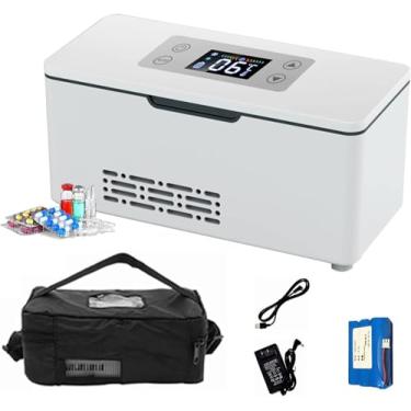 Imagem de Viagem 2-8 ° C Medicina Geladeira Insulina Cooler Home Medical Cooling Caixa Medicação Carro Geladeira Diabético Suprimentos Armazenamento Caso