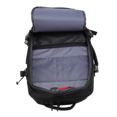 Imagem de Mochila de Viagem, 30l Confortável Handle Backpack Abertura de 180 Graus para Business College (Preto)