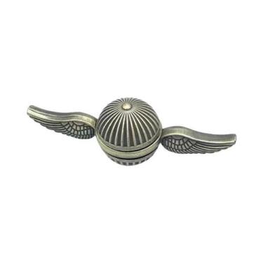 Imagem de Golden Snitch Cupido Fidget Spinner Asas De Anjo Antiestresse Rotação 