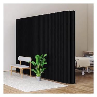 Imagem de Biombos e Divisórias Divisória De Ambiente Dobrável Com Tela De Privacidade, Divisória De Parede Portátil Para Separação De Ambientes, Divisória Retrátil Para Decoração De Home Office(300x180x28cm)