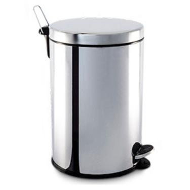 Imagem de Lixeira Aço Inox Com Pedal E Balde Interno 20 Litros Brinox