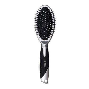 Imagem de Escova de Cabelo Belliz Profissional Oval Almofadada Ref. 750