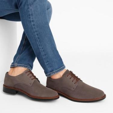 Imagem de Sapato Social Derby Casual Masculino com Cadarço Confortavel em Camurça-Masculino