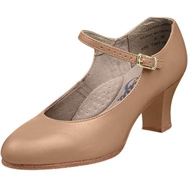 Imagem de Capezio Tênis de dança feminino Student Footlight, Caramel, 33
