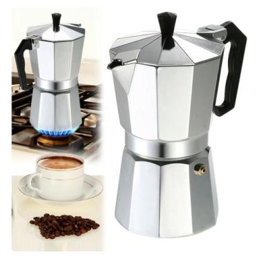 Imagem de Cafeteira Moka Italiana Express Aço ate 9 Xícaras de Café - Fratelli