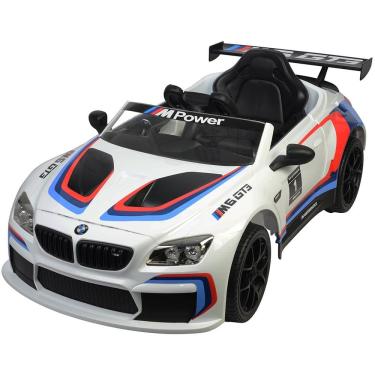 Imagem de Carro Eletrico Infantil Esportivo BMW M6 GT3 12V Branco