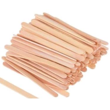 Imagem de Palito De Sorvete Picolé Ponta Redonda 300 Palitos