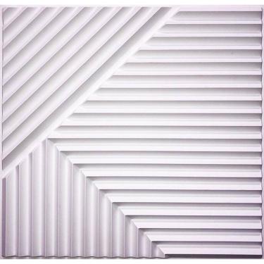 Imagem de Kit 40 Placas Revestimentos 3D Decorativas 0,5Mm Ripado