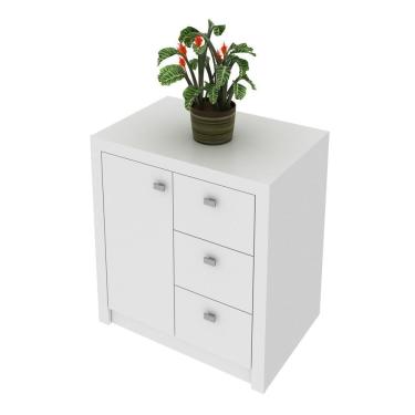 Imagem de Balcão Escritório Multimóveis Vcr25021 Branco Branco