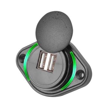 Imagem de Carregador De Carro Duplo Usb 3.1a Para Carro, Barco, Motocicleta, Atv